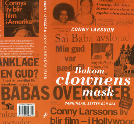 Bakom Clownens Masj - Conny Larsson: frontsidan
